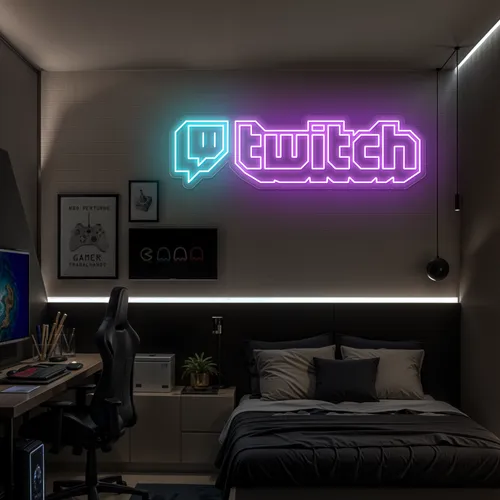 Twitch Streaming Setup Neon Sign - Neon Signs Now - UK