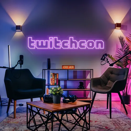 TwitchCon Gamer Lounge Neon Sign - Neon Signs Now - UK