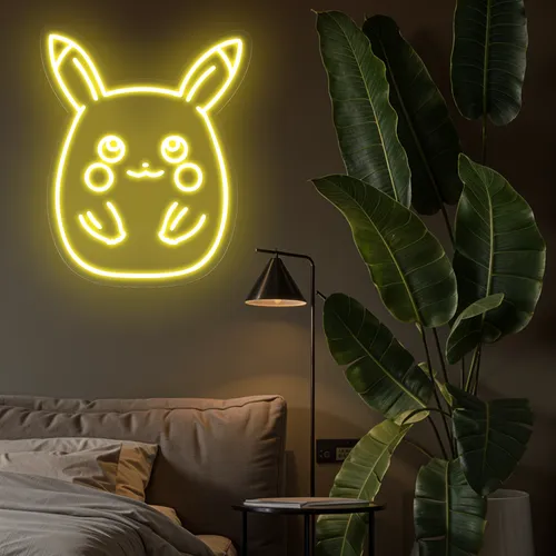 Cute Pikachu Neon Sign - Neon Signs Now - UK