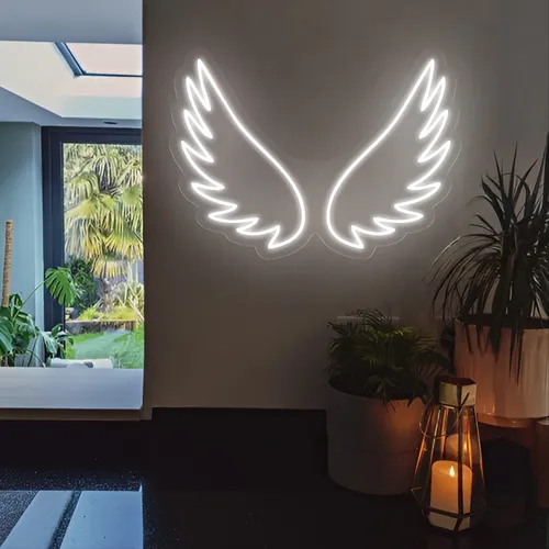 Angel Wings Neon Sign - Neon Signs Now - UK