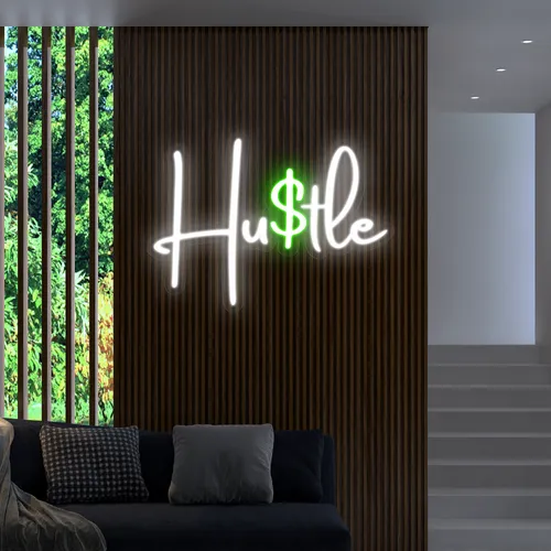 Hustle Neon Signs - Neon Signs Now - UK