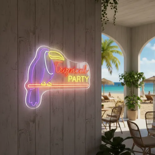 Tropical Party Neon Sign - Neon Signs Now - UK