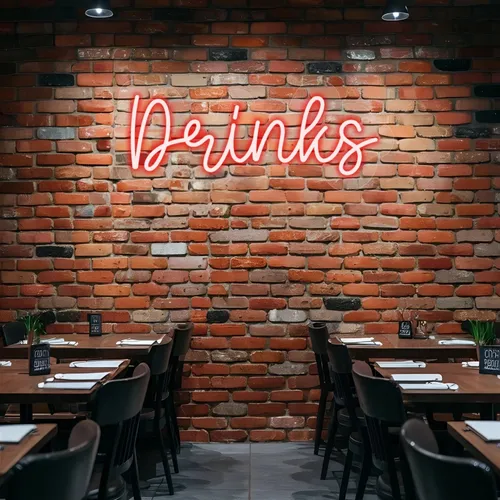 Custom Drink Neon Sign - Neon Signs Now - UK
