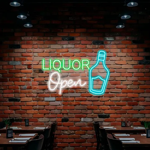 Custom Neon Liquor Signs