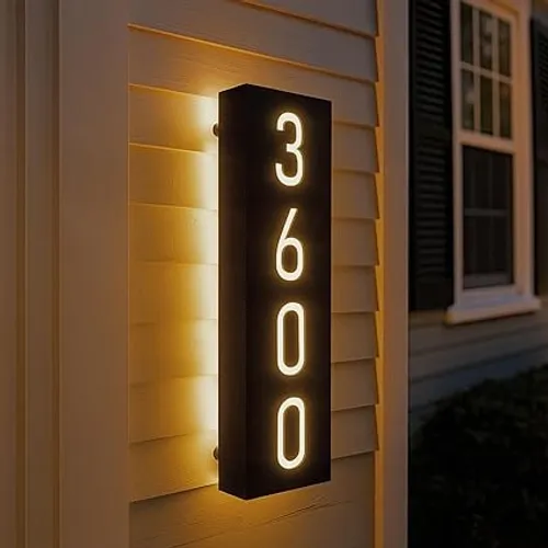 House Number - Neon Signs Now - UK