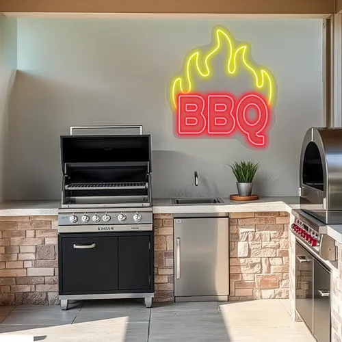 Custom Neon Barbecue Signs