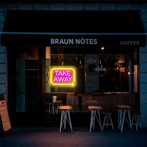 Custom Take Away Neon Signs