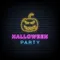 Halloween Party Neon Sign with Pumpkin - Neon Signs Now - UK