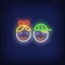 Smiling Girl Boy Faces Neon Sign - Neon Signs Now - UK