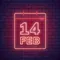 Valentine's Day Date Neon Sign - Neon Signs Now - UK