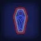 Vampire Coffin Neon Sign - Neon Signs Now - UK