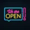 We Are Open Neon Sign - Neon Signs Now - UK