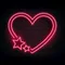 Red Love Heart Star Neon Sign - Neon Signs Now - UK