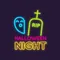RIP Ghost Halloween Night Neon Sign - Neon Signs Now - UK