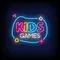 Kids Games Neon Sign - Neon Signs Now - UK