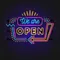 We Are Open Modern Neon Sign - Neon Signs Now - UK