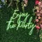 Enjoy The Party Neon Sign - Neon Signs Now - UK