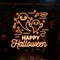 Happy Halloween Two Ghosts Neon Sign - Neon Signs Now - UK