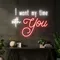 I Want My Time With You Neon Sign - Neon Signs Now - UK