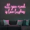 All You Need is Love Lashes Neon Sign - Neon Signs Now - UK