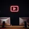 Youtube Play Button Neon Sign - Neon Signs Now - UK