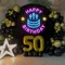 Blissful Happy Birthday Neon Sign - Neon Signs Now - UK