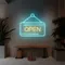 Glowing Open Neon Sign - Neon Signs Now - UK