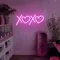 XOXO Heart Pink Neon Sign - Neon Signs Now - UK