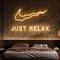 Nike Just Relax Neon Sign - Neon Signs Now - UK